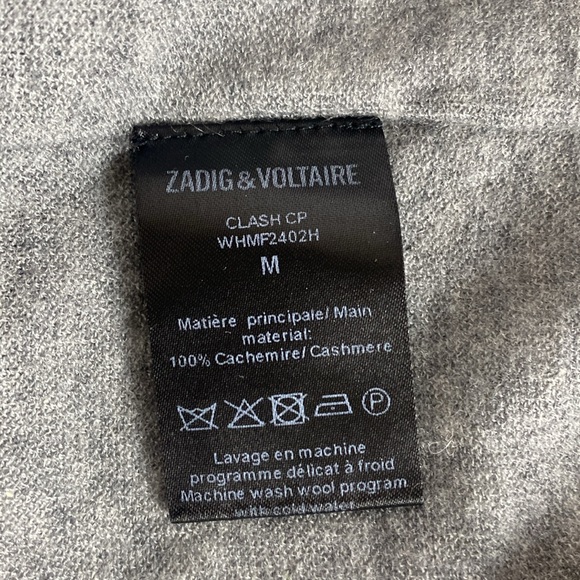 Zadig & Voltaire Clash Cashmere Cardigan Iconic DAMAGED - Picture 11 of 12